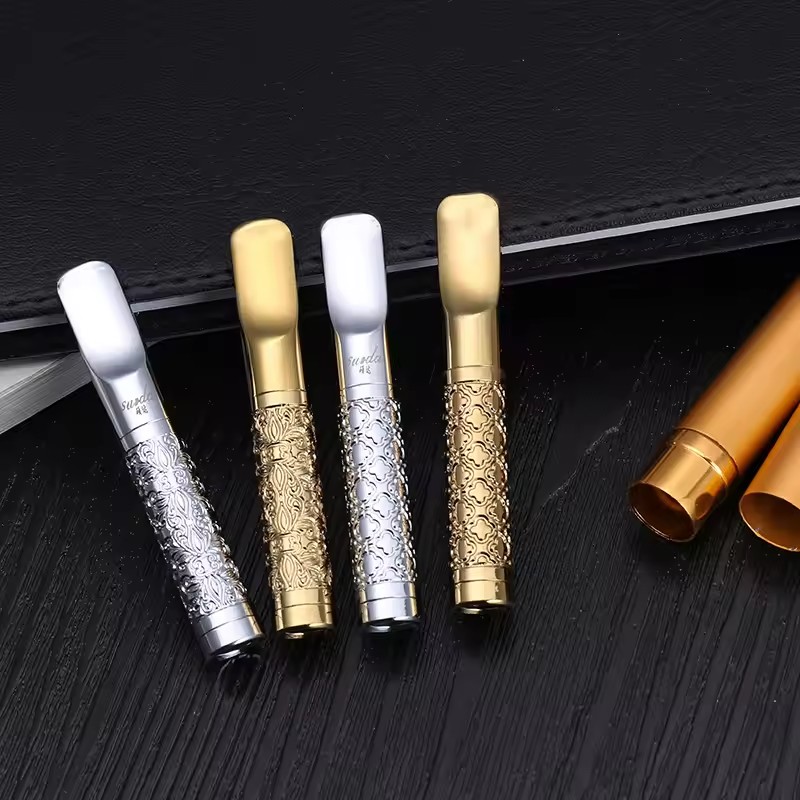 Smoking & Vaping Accessories - Embout de cigarette universel en alliage,