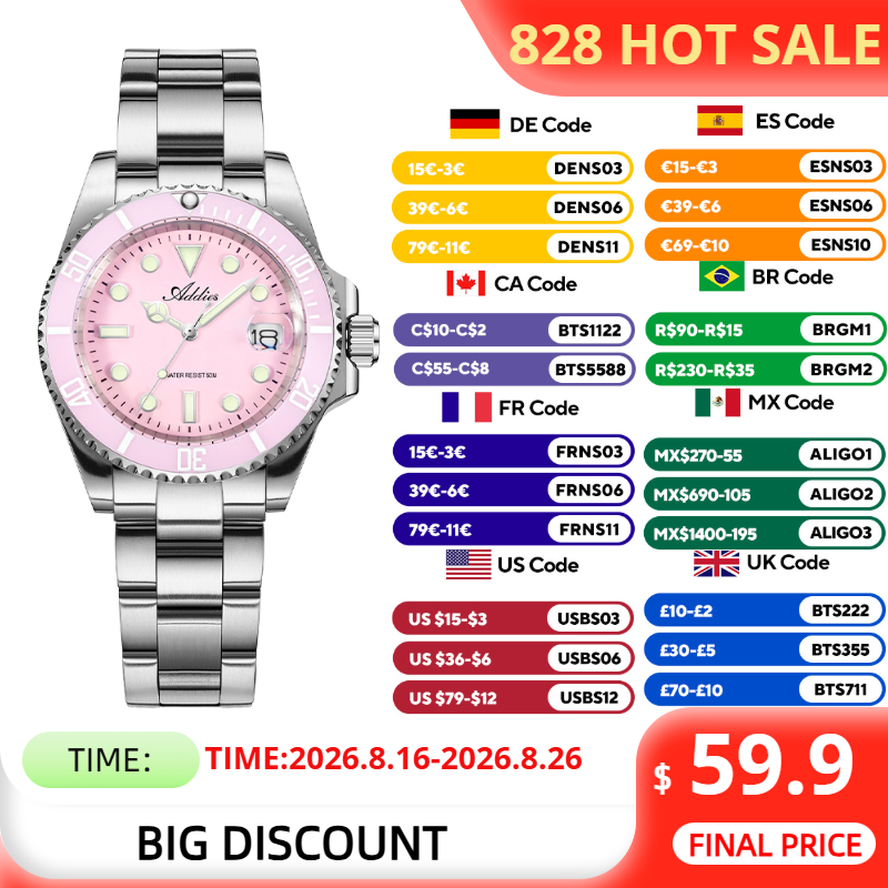 Battery Case Storage - ADDIES – montre étanche pour femmes,