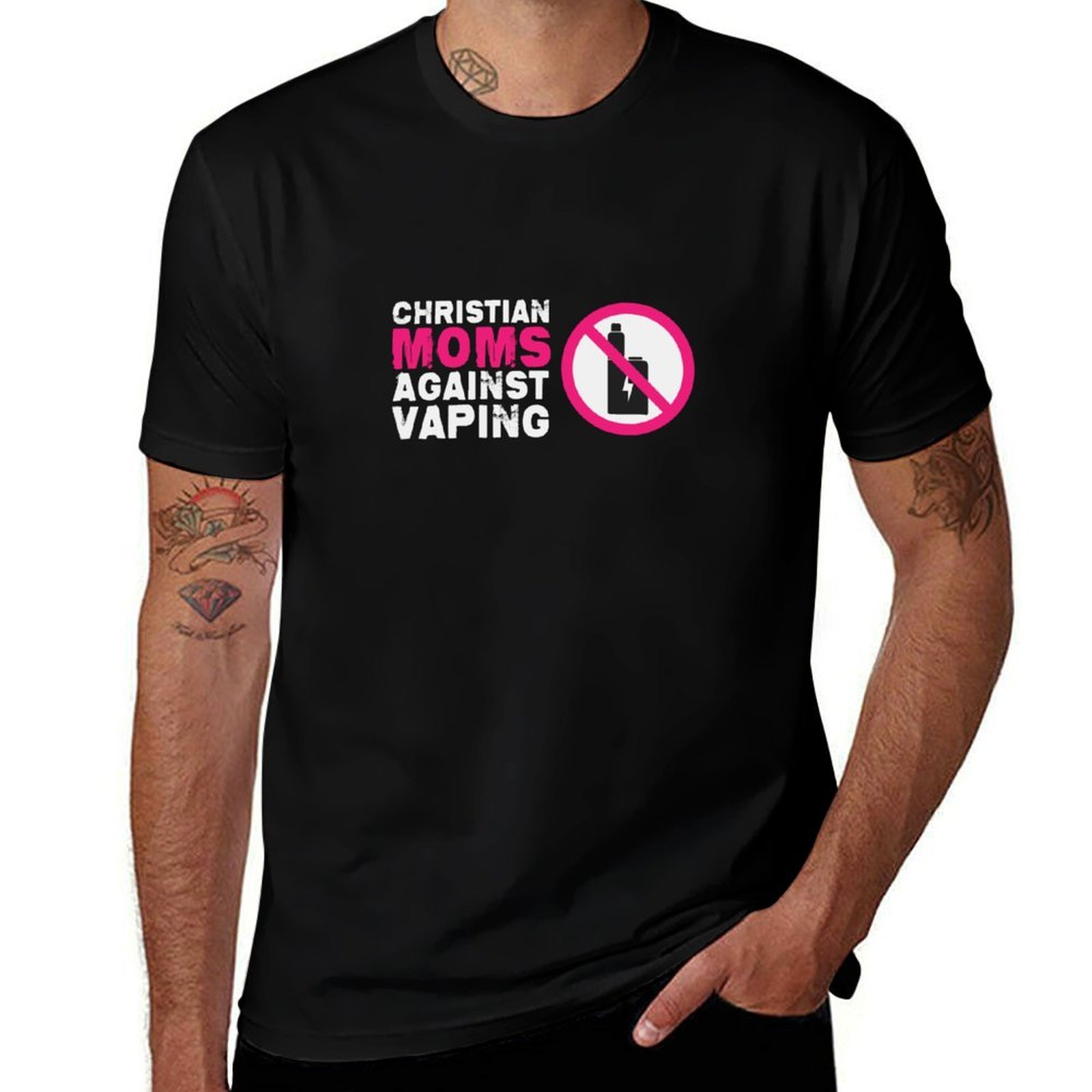 Quick Vape - T-shirt Christian Moms Against Vaping, T-shirt