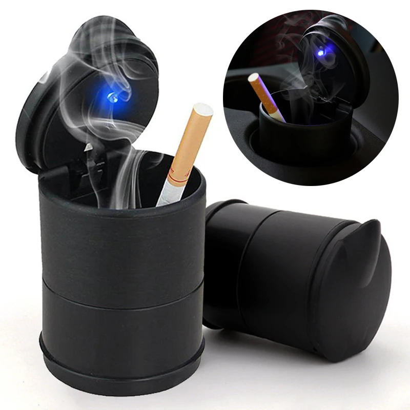 Vape Decoration - Cendrier LED Portable pour voiture, universel,