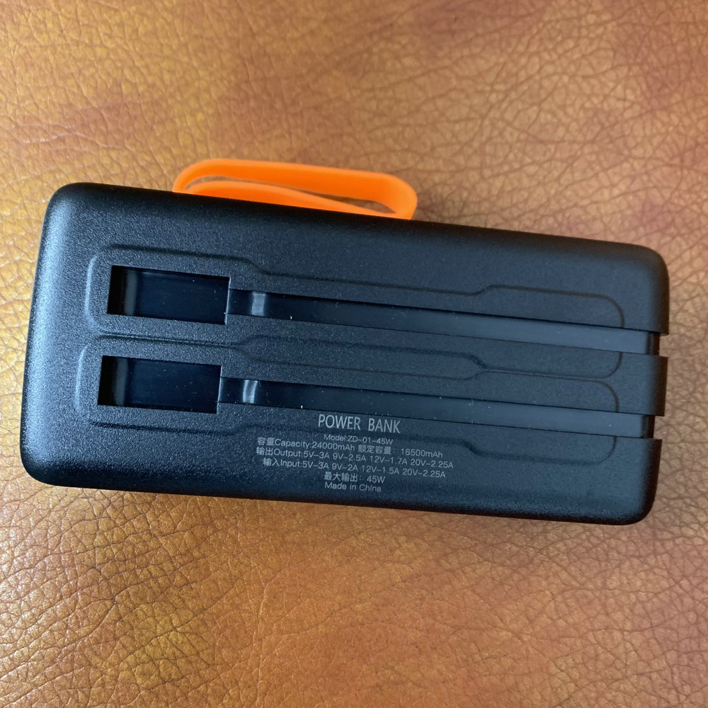 Battery Case Storage - Boîtier de batterie externe 45W pour