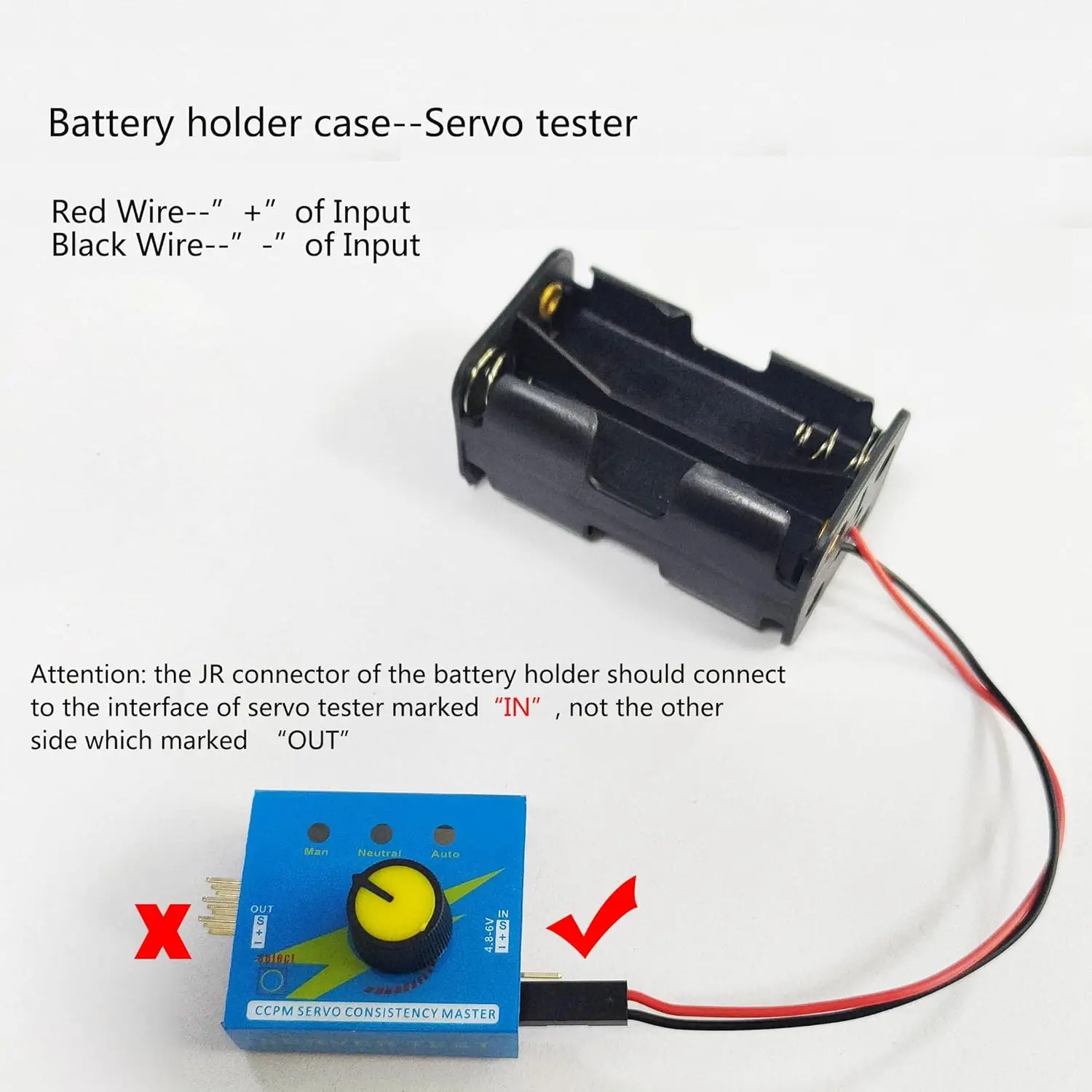 Servo testeur 3CH numérique ES - Battery Case Storage avis et prix