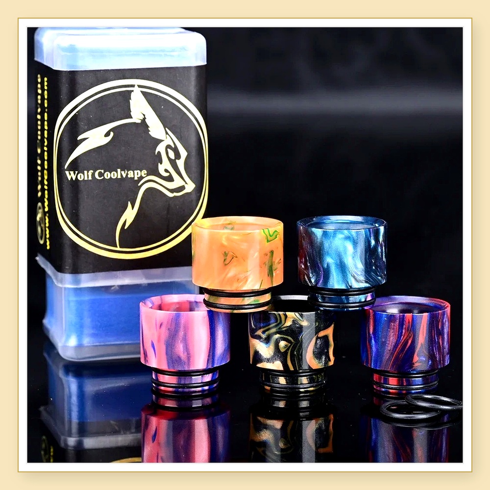 Embouts Wolfcoolvape 810 - Ens - Drip Tip Resin avis et prix